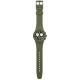 SWATCH NOTHING BASIC ABOUT GREEN Unisex Ρολόι Πράσινο Λουράκι Σιλικόνης SUSG406