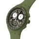 SWATCH NOTHING BASIC ABOUT GREEN Unisex Ρολόι Πράσινο Λουράκι Σιλικόνης SUSG406
