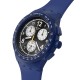 SWATCH NOTHING BASIC ABOUT BLUE Unisex Watch Blue Silicone Strap SUSN418