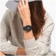 SWATCH BLACK-ONE Ρολόι Unisex Χρονογράφος Μαύρο Λουράκι Σιλικόνης SUSB416