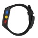 SWATCH BLACK-ONE Ρολόι Unisex Χρονογράφος Μαύρο Λουράκι Σιλικόνης SUSB416