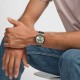 SWATCH OBSIDIAN INK Ρολόι Χρονογράφος Μαύρο Λουράκι Σιλικόνης SUST402