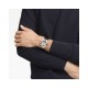  SWATCH CONFIDENCE 51 Automatic Ρολόι Ανδρικό Μαύρο Δερμάτινο Λουράκι SY23S413