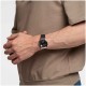  SWATCH PETITE SECONDE BLACK Automatic Ρολόι Ανδρικό Μαύρο Δερμάτινο Λουράκι SY23S400