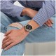  SWATCH PETITE SECONDE BLACK Automatic Ρολόι Ανδρικό Μαύρο Δερμάτινο Λουράκι SY23S400