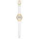 SWATCH PEARL GLEAM Ρολόι Γυναικείο Λευκό Δερμάτινο λουράκι SYXG128