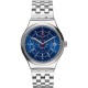  SWATCH SISTEM BOREAL Automatic Ρολόι Ανδρικό Ασημί Ανοξείδωτο Ατσάλι Μπρασελέ YIS401GC