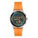 SWATCH TANGERINE TIGER Ρολόι Χρονογράφος Unisex Πορτοκαλί Καουτσούκ Λουράκι YVS529