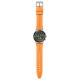 SWATCH TANGERINE TIGER Ρολόι Χρονογράφος Unisex Πορτοκαλί Καουτσούκ Λουράκι YVS529