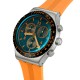 SWATCH TANGERINE TIGER Ρολόι Χρονογράφος Unisex Πορτοκαλί Καουτσούκ Λουράκι YVS529