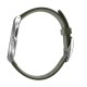 SWATCH SKINEARTH Χακί δερμάτινο λουρί SS07S103