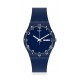 SWATCH Over Blue Μπλε Kαουτσούκ λουράκι GN726