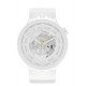 SWATCH BIG BOLD ΝΕΧΤ C-WHITE Ρολόι Λευκό Πλαστικό Λουράκι βιολογικής προέλευσης SB03W100