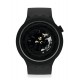 SWATCH BIG BOLD C-BLACK Ρολόι Μαύρο Πλαστικό Λουράκι βιολογικής προέλευσης SB03B100