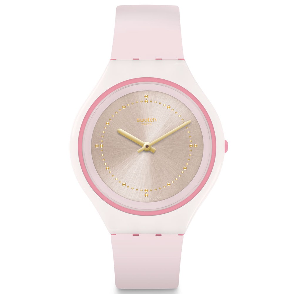 SWATCH SKINBLUSH Pink silicone strap SVUP101