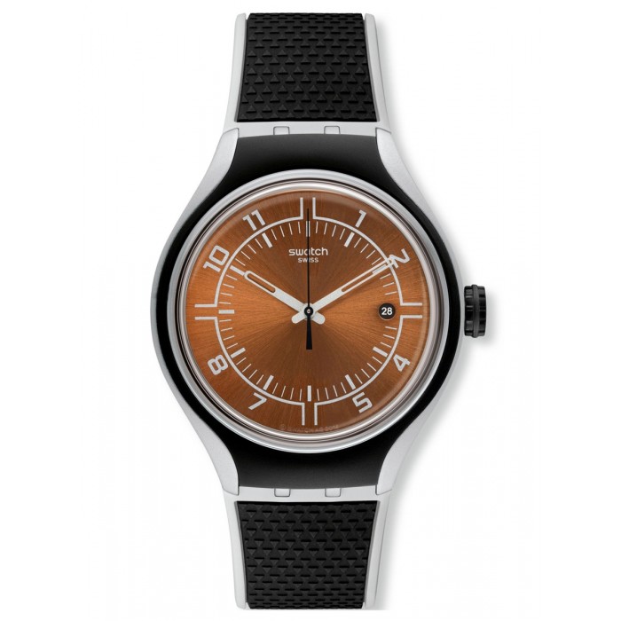 SWATCH Go Jog Black Rubber Strap YES4002 SWATCH Go Jog Black Rubber Strap YES4002
