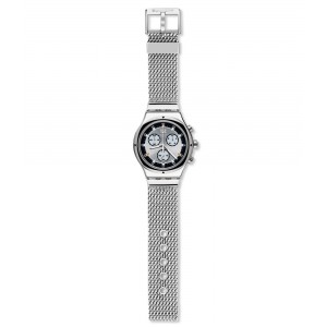 SWATCH TV TIME Χρονογράφος Ασημί Ανοξείδωτο Ατσάλι YVS453MB SMALL SWATCH TV TIME Χρονογράφος Ασημί Ανοξείδωτο Ατσάλι YVS453MB SMALL