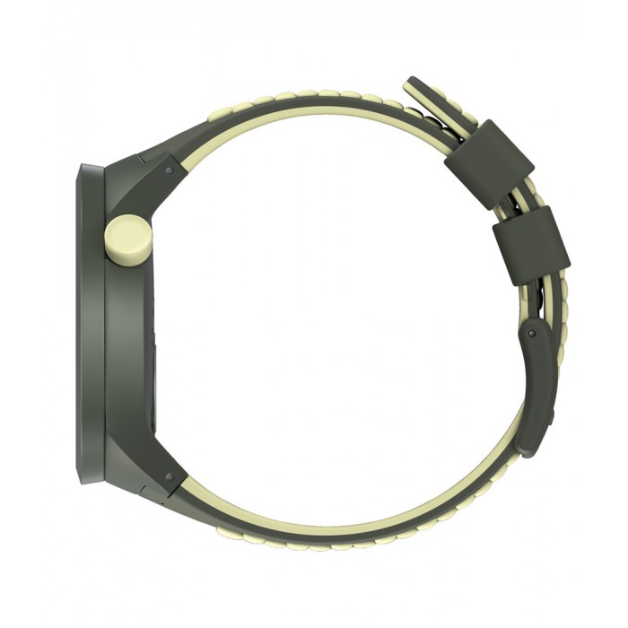 SWATCH BBBLANCO ΡΟΛΟΙ Πράσινο Λουράκι Σιλικόνης SO27M102