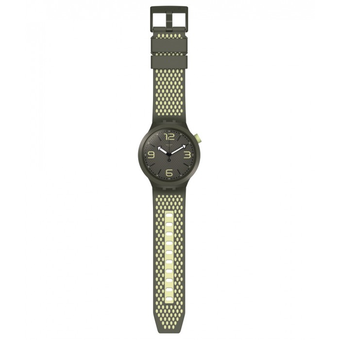 SWATCH BBBLANCO ΡΟΛΟΙ Πράσινο Λουράκι Σιλικόνης SO27M102