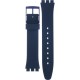 SWATCH BLUE BEN Λουράκι Σιλικόνης Μπλε 17mm AGN254