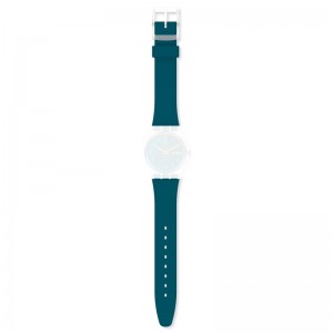 SWATCH BLUE AWAY Λουράκι Μπλε Σιλικόνης  17mm ASO28K700