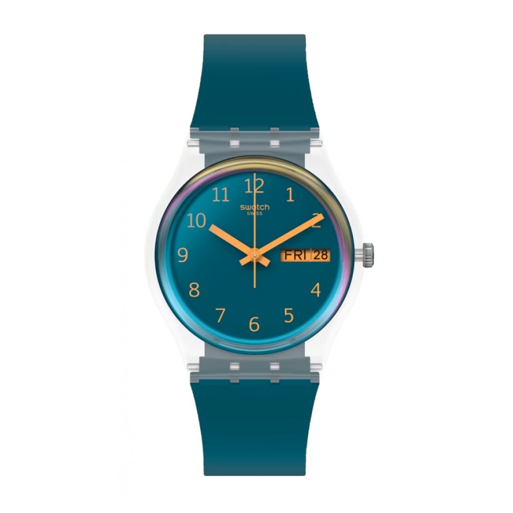 SWATCH BLUE AWAY Λουράκι Μπλε Σιλικόνης  17mm ASO28K700