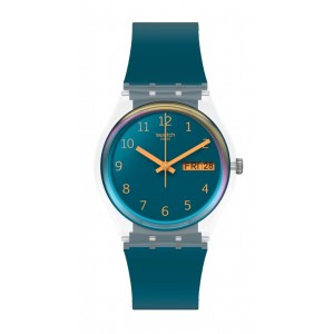 SWATCH BLUE AWAY Λουράκι Μπλε Σιλικόνης  17mm ASO28K700