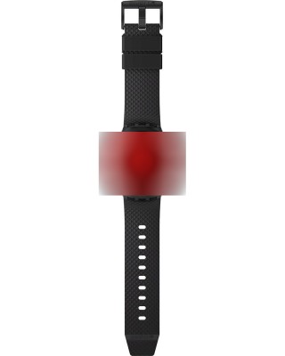 SWATCH MIDNIGHT MODE Λουράκι Μπλε Σιλικόνης 19mm ASB05B111
