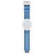 SWATCH AZURE BLUE DAZE Λουράκι Μπλε από Σιλικόνη 19mm ASB07S106