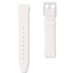 SWATCH WHITE CLASSINESS  Λουράκι  Σιλικόνης Λευκό 16mm ASFK360