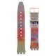 SWATCH  TURNER'S SCARLET SUNSET Λουράκι  Σιλικόνης Πολύχρωμο  17mm ASO28Z106