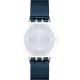 SWATCH COOL SKIES Μπλε Λουρακί Ανοξείδωτο Ατσάλι 16.5mm ASS08K120M