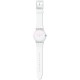 SWATCH POLAWHITE Λουράκι σιλικόνης λευκό 20mm ASUOK713