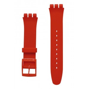 SWATCH SWISS AROUND THE CLOCK Red Rubber strap 20mm ASUOR106