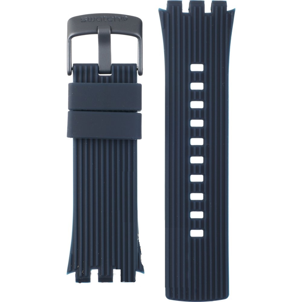 SWATCH TOUCH DARK BLUE Λουράκι σιλικόνης μπλε 28mm ASURN101