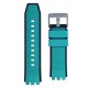 SWATCH MINT TRIM Λουράκι Τιρκουάζ από Σιλικόνη 19mm ASB07S111