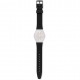 SWATCH SIR RED Λουράκι Μαύρο Σιλικόνης 17mm ASO28B704