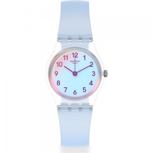 SWATCH CASUAL BLUE Blue Silicone Strap  12mm ALK396