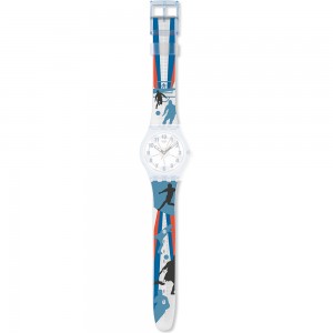 SWATCH SOCCER FAN Πολύχρωμο Λουράκι  Σιλικόνης 17mm AGS133