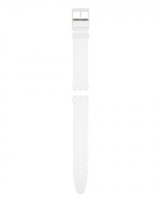 SWATCH WHITE CLASSINESS  Λουράκι  Σιλικόνης Διάφανο 16mm ASFK100