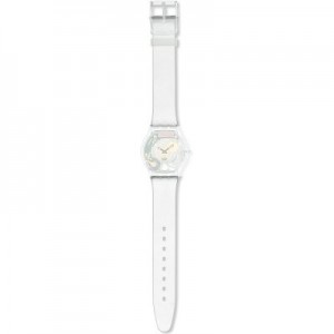 SWATCH WHITE CLASSINESS  Λουράκι  Σιλικόνης Διάφανο 16mm ASFK100