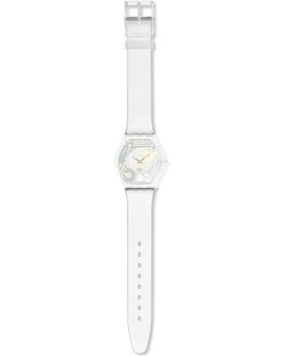 SWATCH WHITE CLASSINESS  Λουράκι  Σιλικόνης Διάφανο 16mm ASFK100