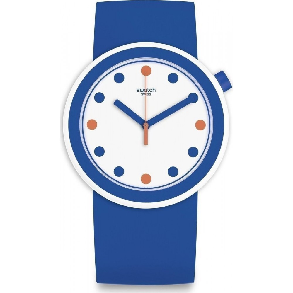 SWATCH POPiness Blue Rubber Strap PNW103