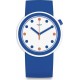 SWATCH POPiness Blue Rubber Strap PNW103