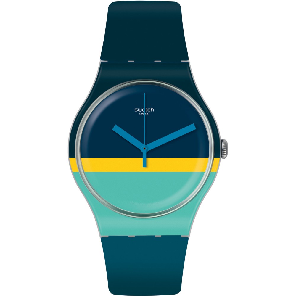 SWATCH MENT'HEURE watch Multicolor Silicone strap SUOW154 