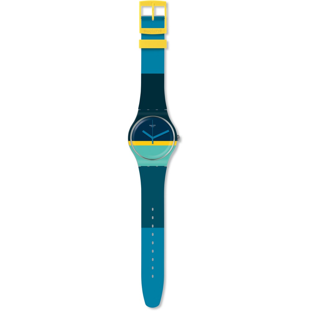 SWATCH MENT'HEURE watch Multicolor Silicone strap SUOW154 