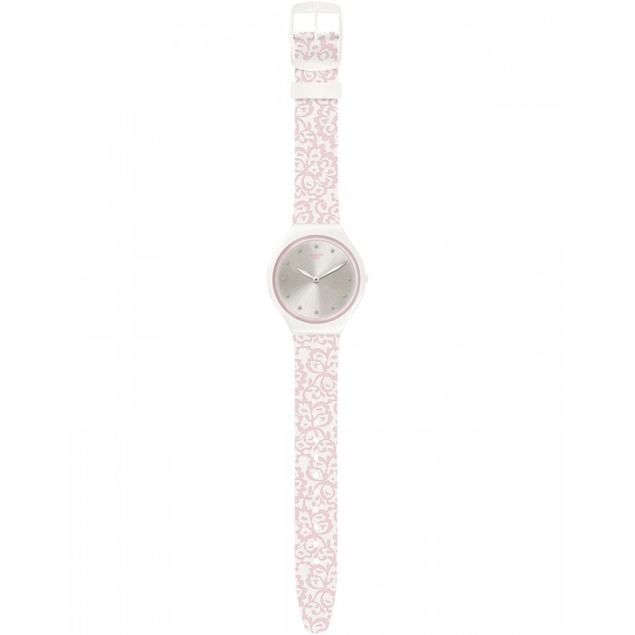 SWATCH SKINDENTELLE Ροζ λουράκι σιλικόνης SVOW102