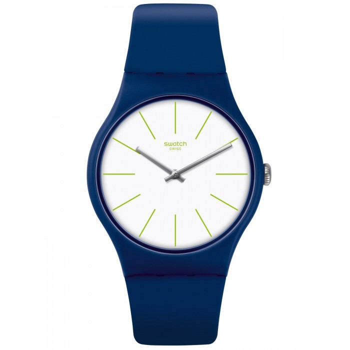 SWATCH BLUESOUNDS Μπλε Καουτσούκ Λουρί SUON127 