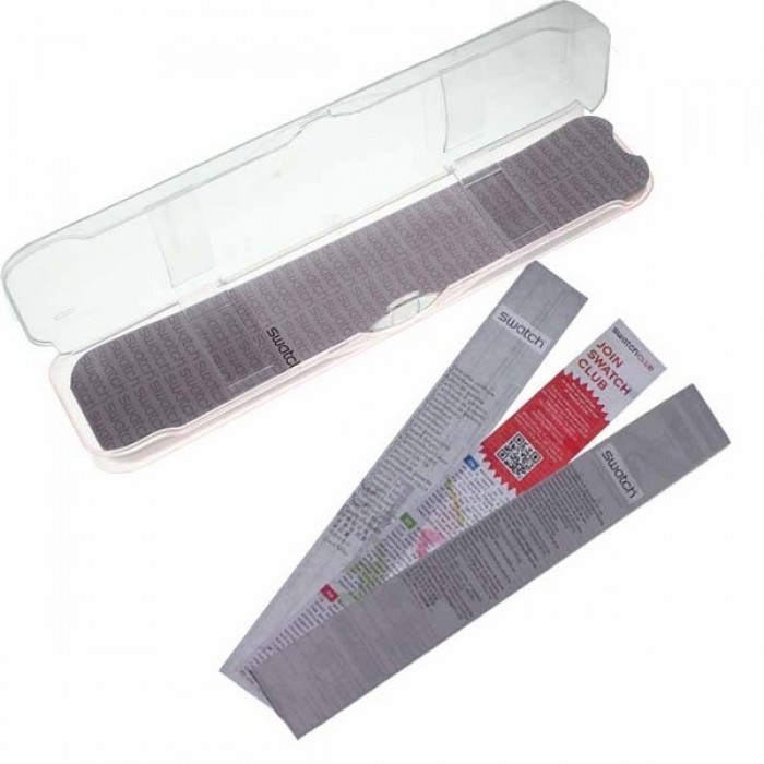 SWATCH Gridlight  Μαύρο με χρυσό πλαστικό λουράκι  SUOK119 