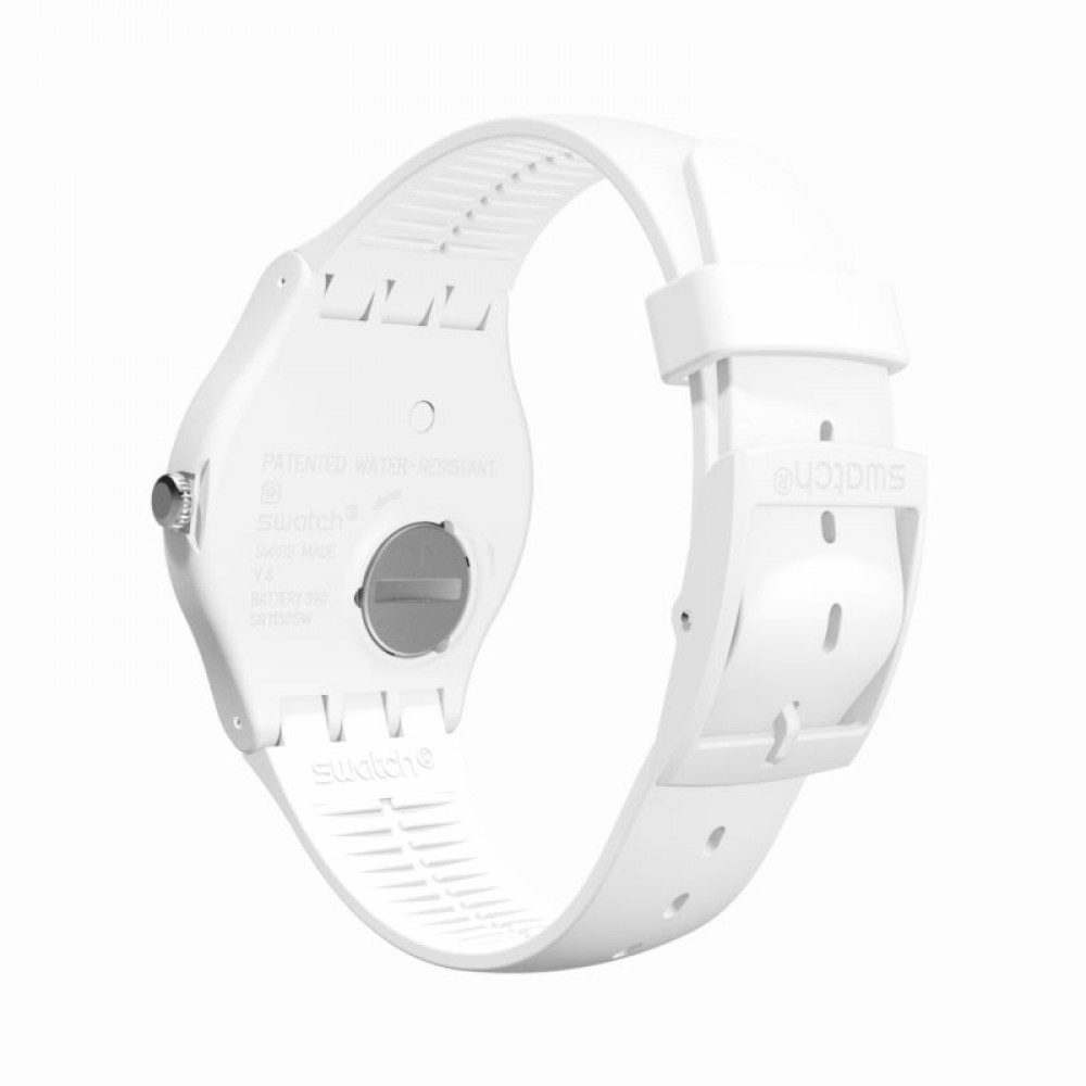 SWATCH CANDINETTE White Cilicone Strap SUOW148